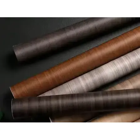 Fojas de muebles Roll Wood Grain Grain Decorative PVC Films