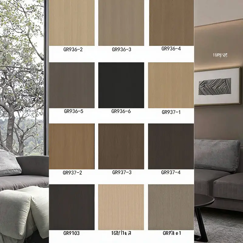 Película decorativa de estilo de diseño moderno