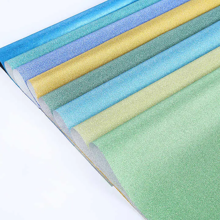 Nuevos diseños Glitter PP Film decorativos para el hogar