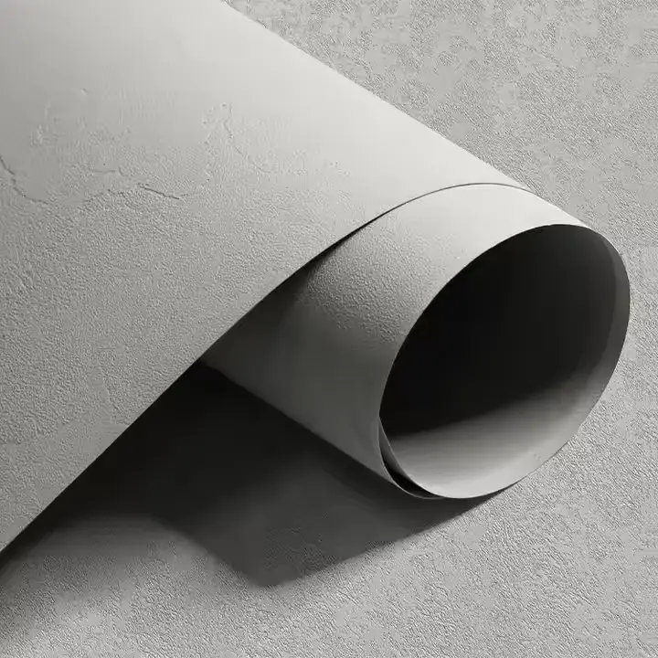 Película de decoración de pared laminada de textura de piedra PVC